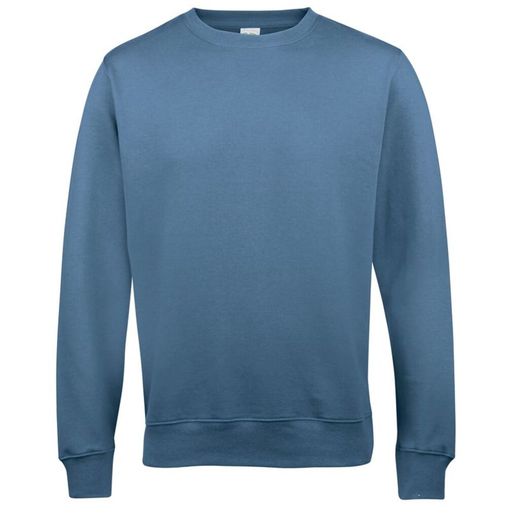AWDis Just Hoods AWDis Unisex Crew Neck Plain Sweatshirt (280 GSM) / Airforce Bl